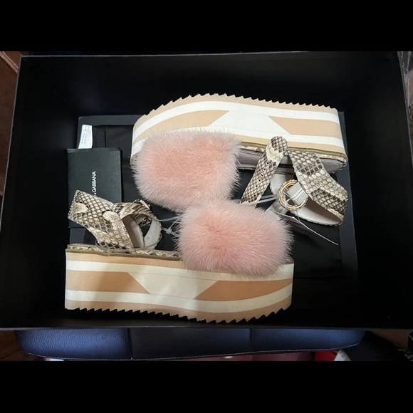 Brand New! Made In Italy Dolce Gabbana Women’s Size 6 Sandals - Picture 4 of 6